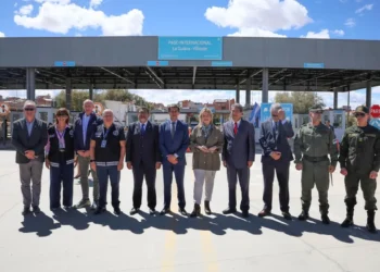 Inauguración de la remodelación y modernización tecnológica del puente internacional de La Quiaca