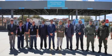 Inauguración de la remodelación y modernización tecnológica del puente internacional de La Quiaca