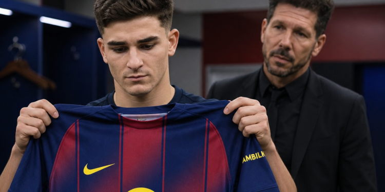 Aseguran que Julián Álvarez se cansó de perder todo con el «Cholo» y se sumaría al Barcelona