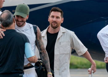 Messi llegó a Kansas para disputar su sexto Mundial