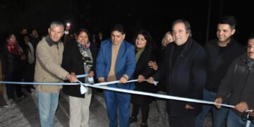 Monterrico inauguró la extensión del alumbrado público sobre las rutas provinciales 44 y 58