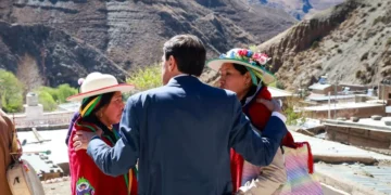 Sadir acompañó a la comunidad de Caspalá en las honras a Santa Rosa de Lima
